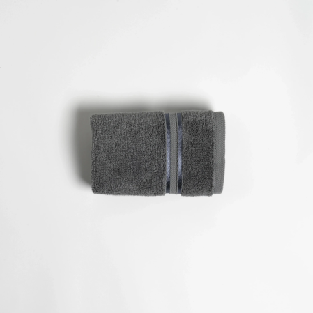 Olite Penye Pamuk El Havlusu Gri 30x50 cm - 1