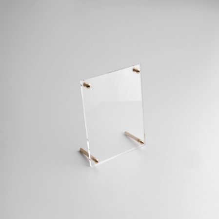 Orive Pirinç Ayaklı Pleksi Fotoğraf Çerçevesi 15x20 cm - 2