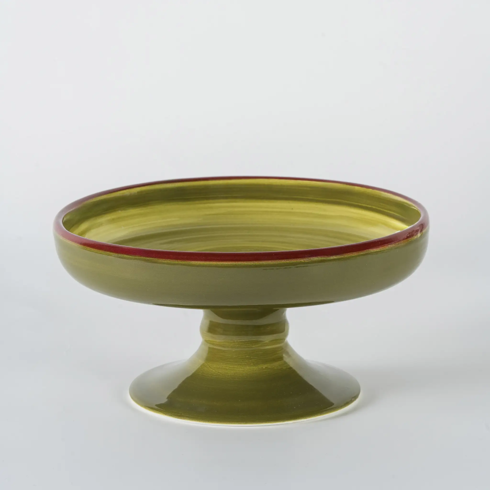 Pilar Ayaklı Kase Yeşil 20 Cm - 3