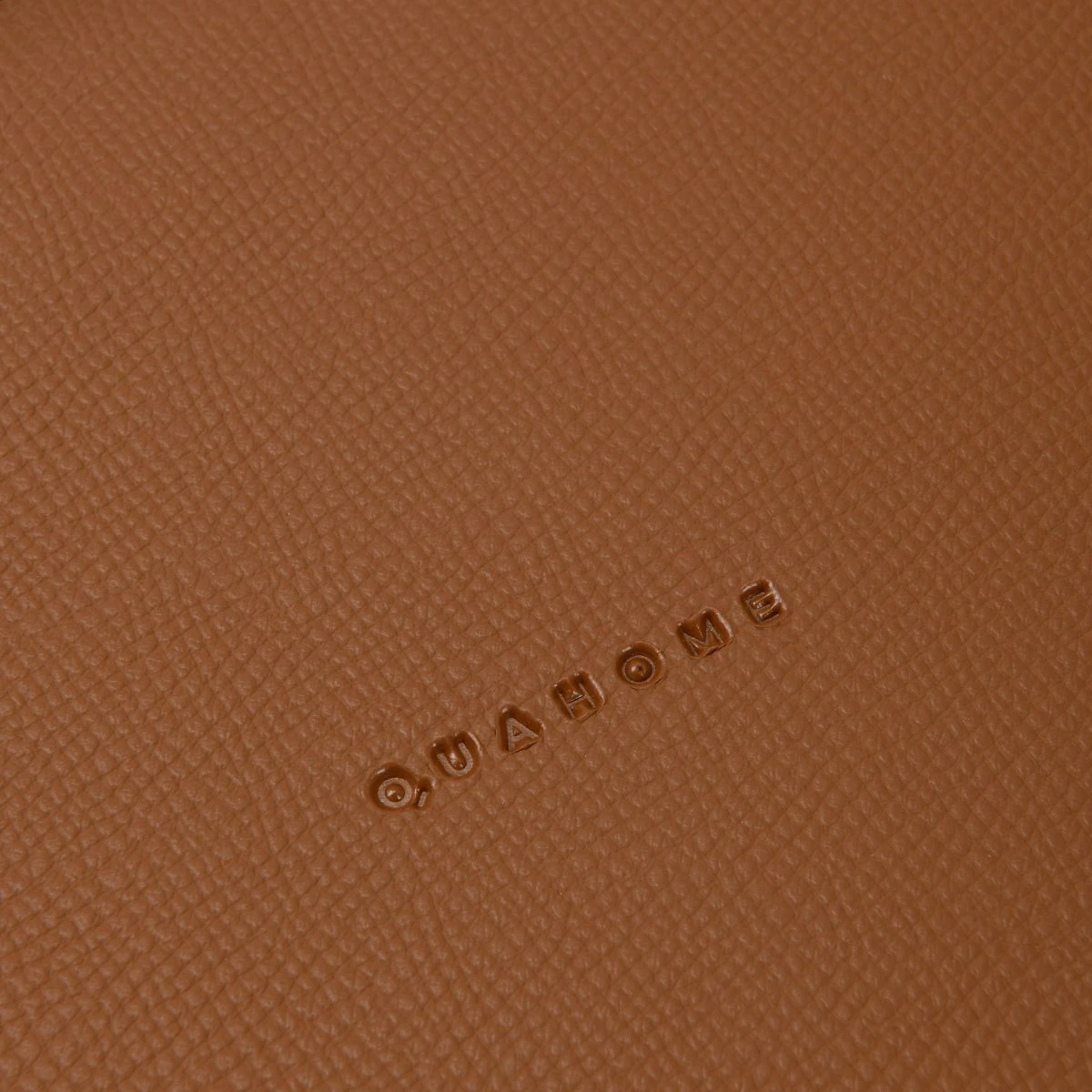 Marta Dekoratif Deri Tepsi Açık Kahverengi 50x27x3 cm - 2