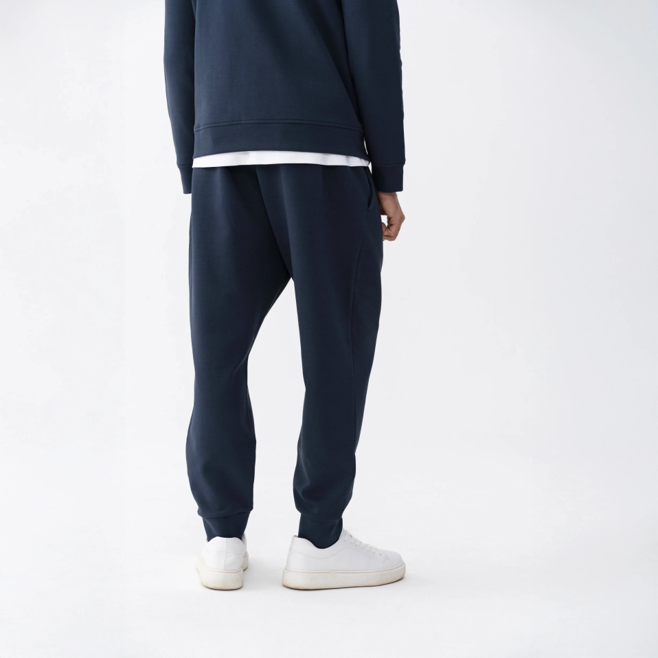 Nico Erkek % 100 Pamuk Fermuarlı Sweatshirt Lacivert - 3