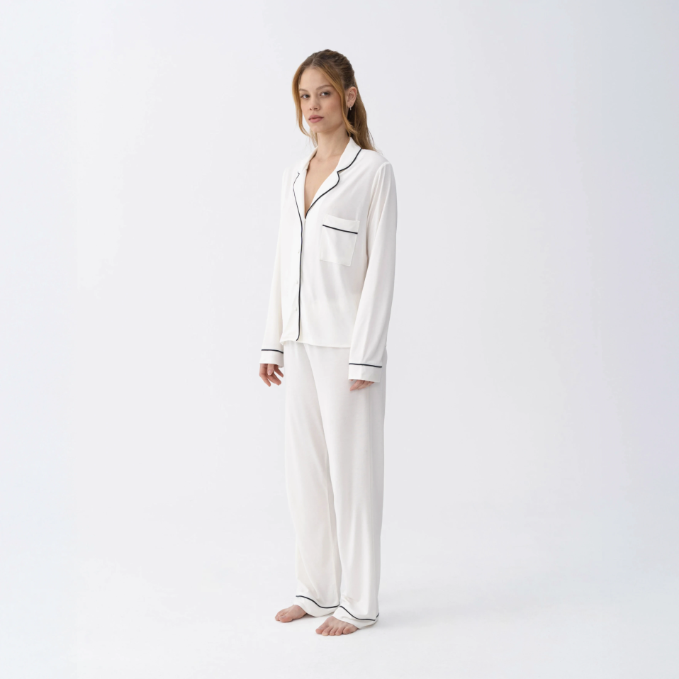 Sia Kadın Modal Suprem Biyeli Pantolon Pijama - 2