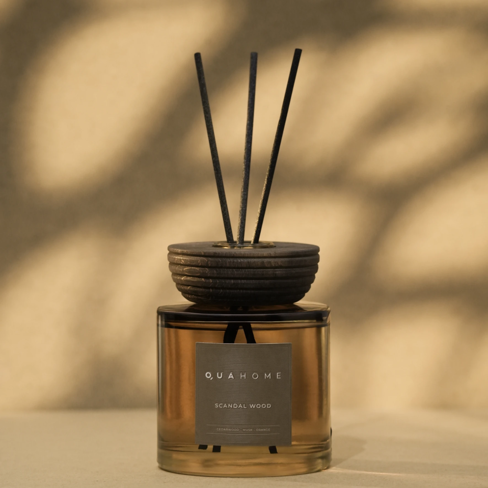 Scandal Wood Çubuklu Oda Kokusu Silindir Şişe Hardal 500 Ml - 1