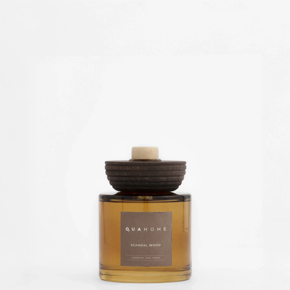 Scandal Wood Çubuklu Oda Kokusu Silindir Şişe Hardal 500 Ml - 2