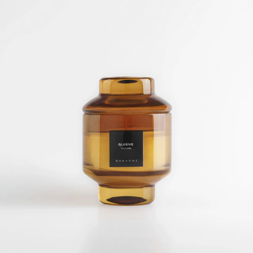 Lois Cam Kapaklı Amber Mum 350 Gr - 2