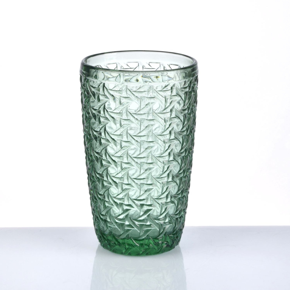 Elia Cam Bardak Yeşil 380 Ml - 1