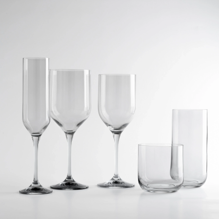 Sunset Kristal Meşrubat Bardağı Antrasit 440 cc - 3