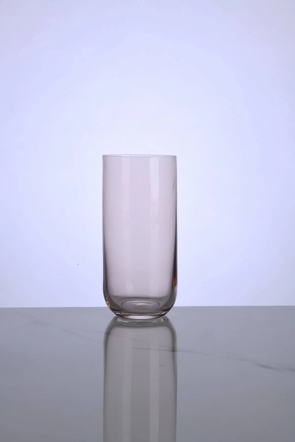 Sunset Kristal Meşrubat Bardağı Pudra 440 cc - 1