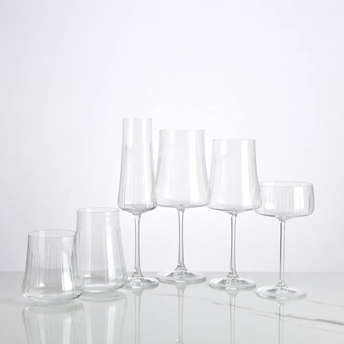 Moena Kristal Beyaz Şarap Kadehi 360 cc - 3