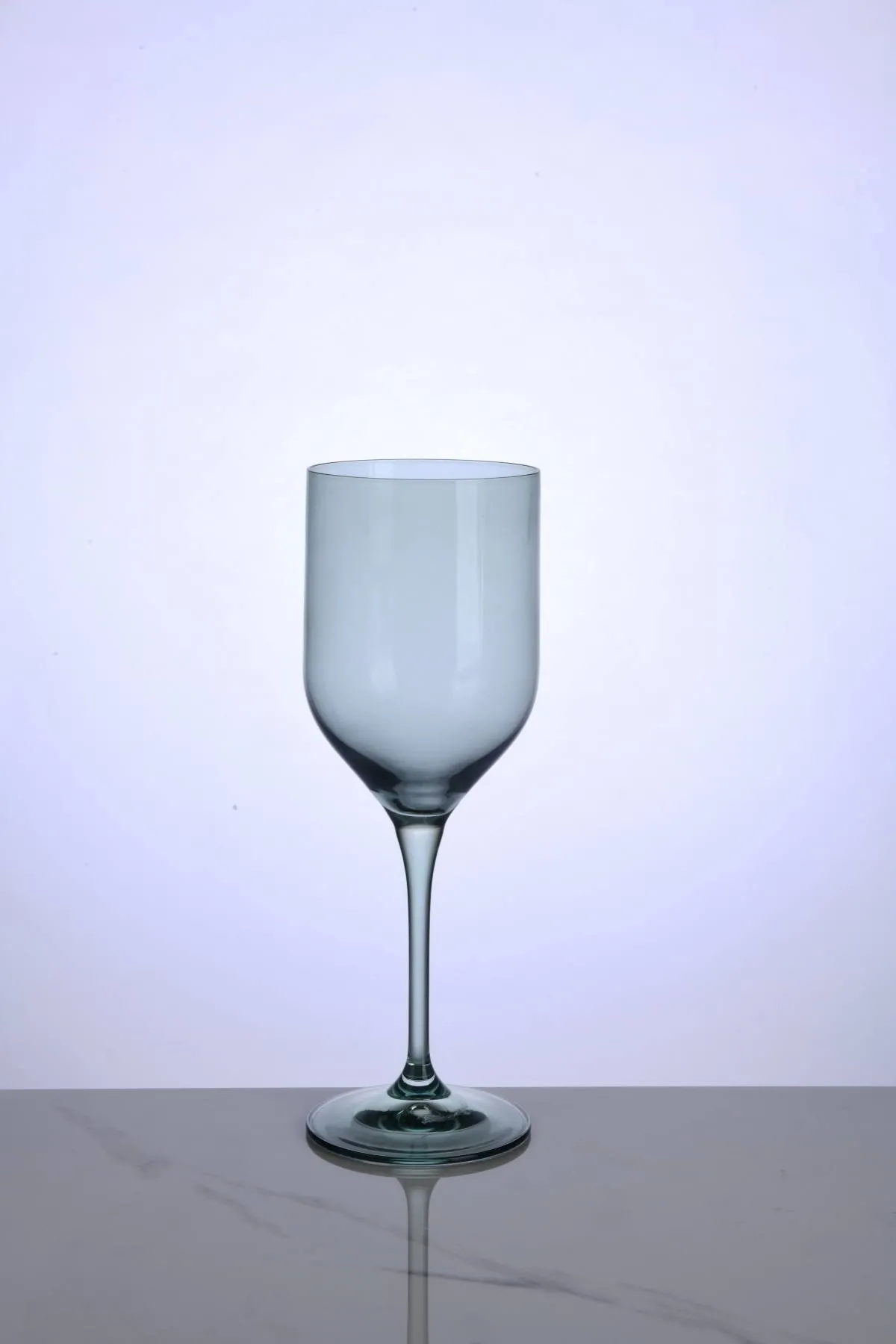 Sunset Kristal Beyaz Şarap Kadehi Koyu Yeşil 330 cc - 1