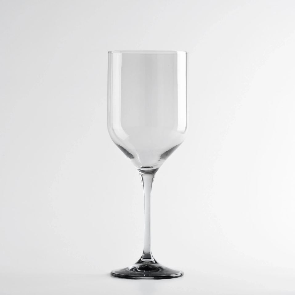 Sunset Kristal Kırmızı Şarap Kadehi Antrasit 400 cc - 1