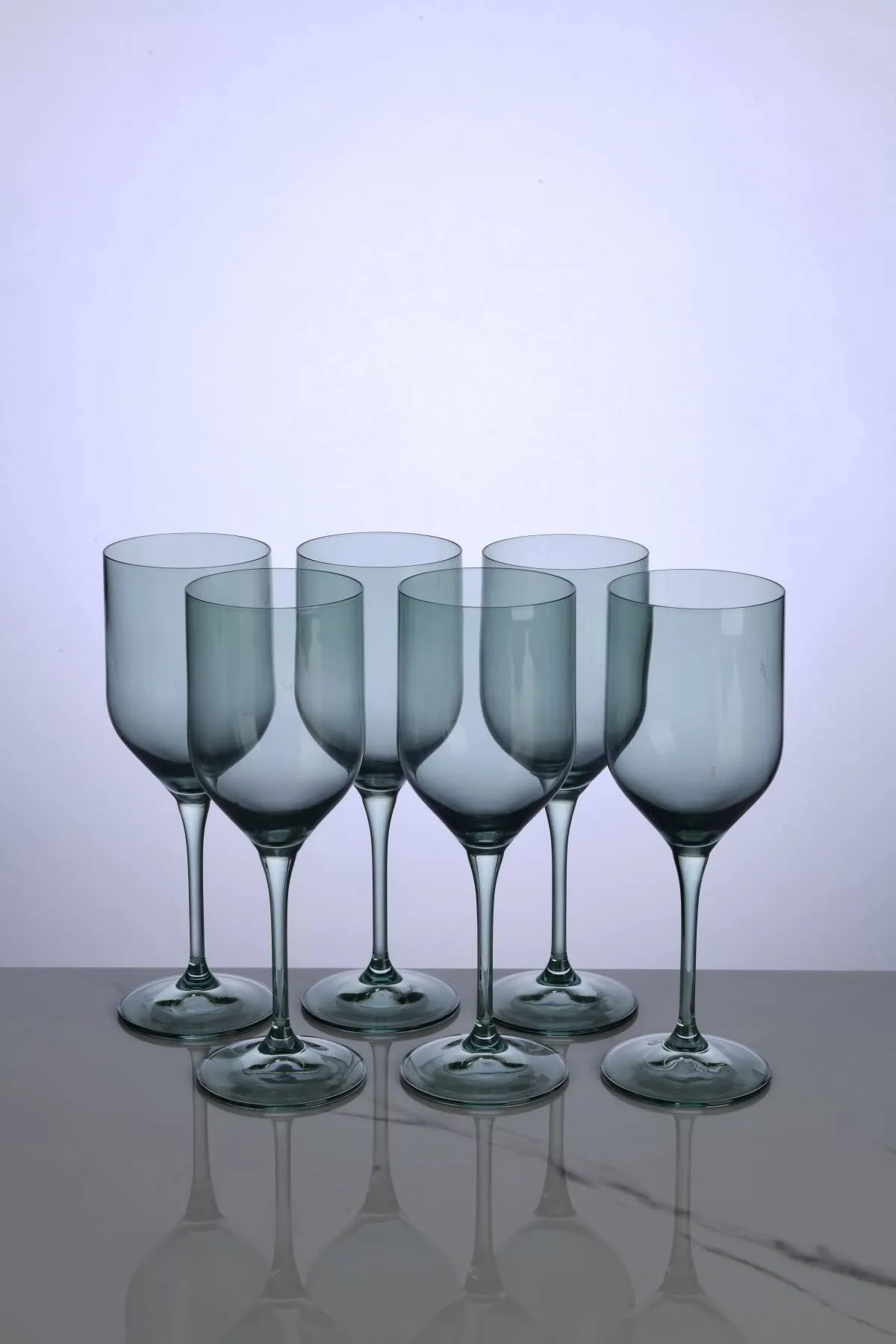Sunset Kristal Kırmızı Şarap Kadehi Koyu Yeşil 400 cc - 2