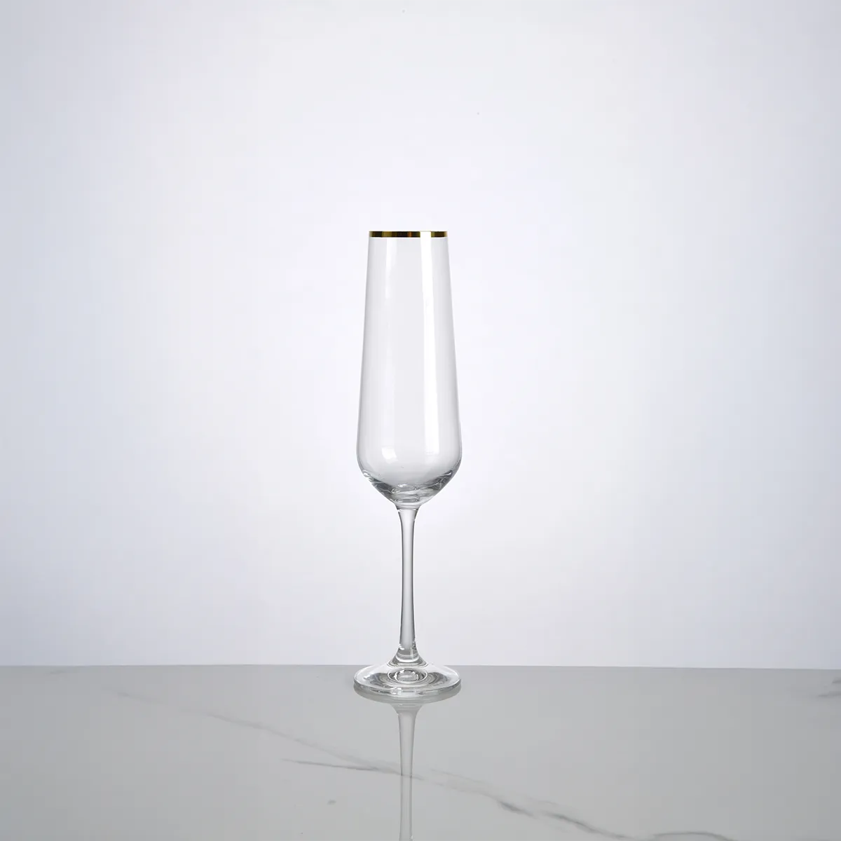 Meringue Kristal Şampanya Kadehi 200 cc - 1