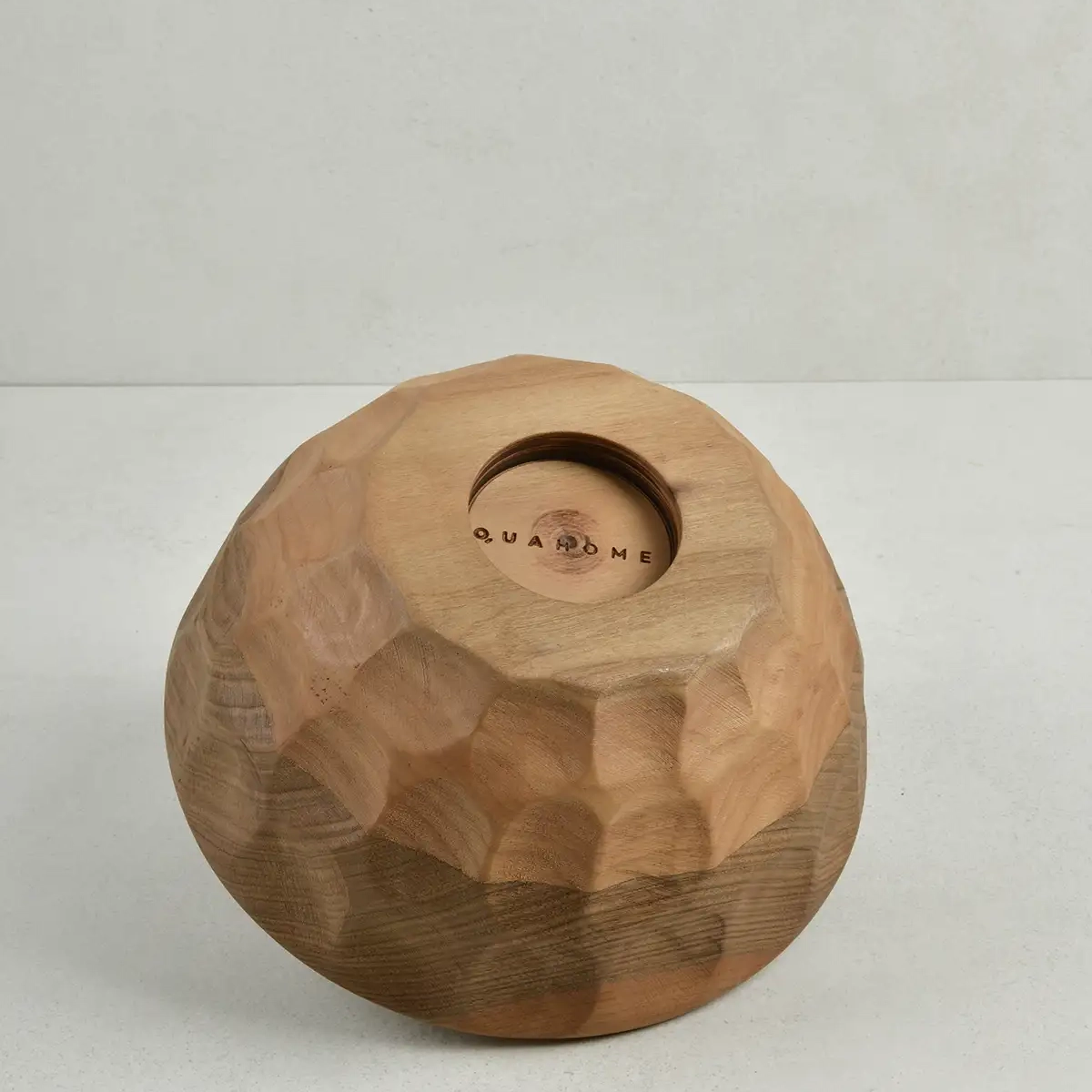 Vera Ceviz Ahşap Kase 26x26x1.2 cm - 5