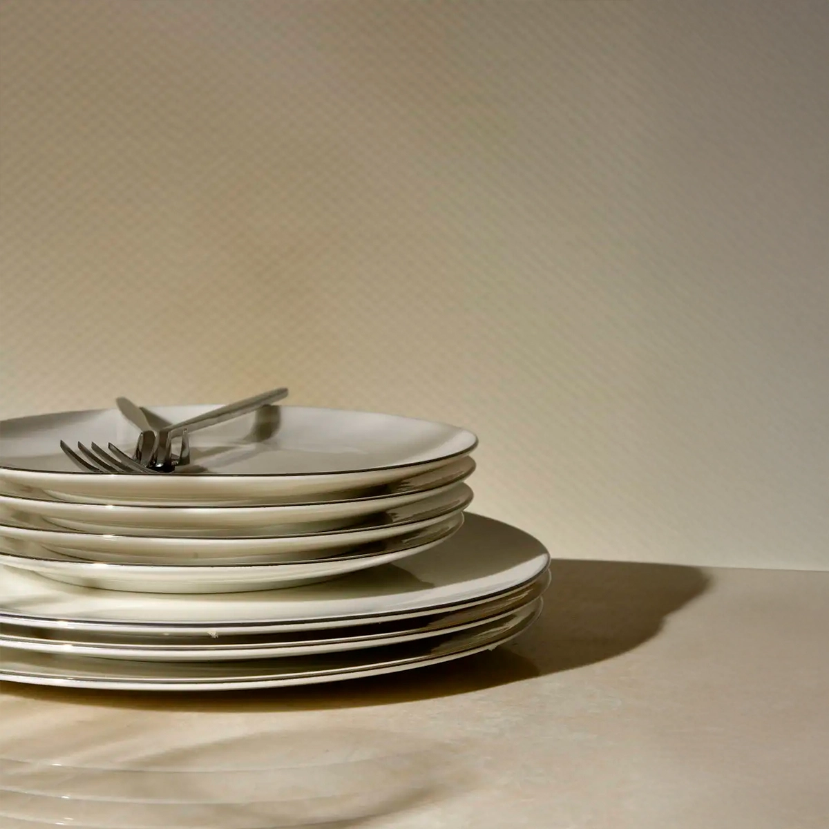 Elias Platin Pasta Tabağı 19 cm - 4