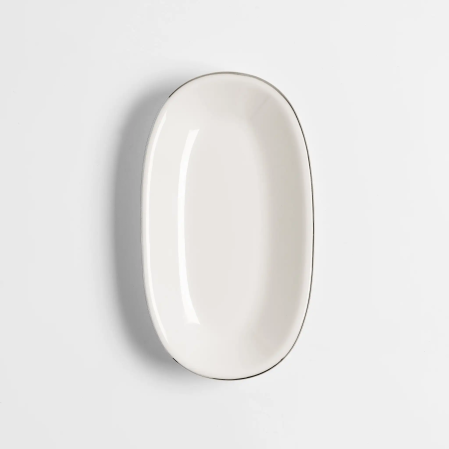 Elias Platin Kayık Tabak 19x11 cm - 1