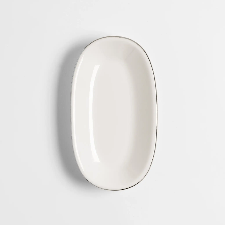 Elias Platin Kayık Tabak 19x11 cm - 1