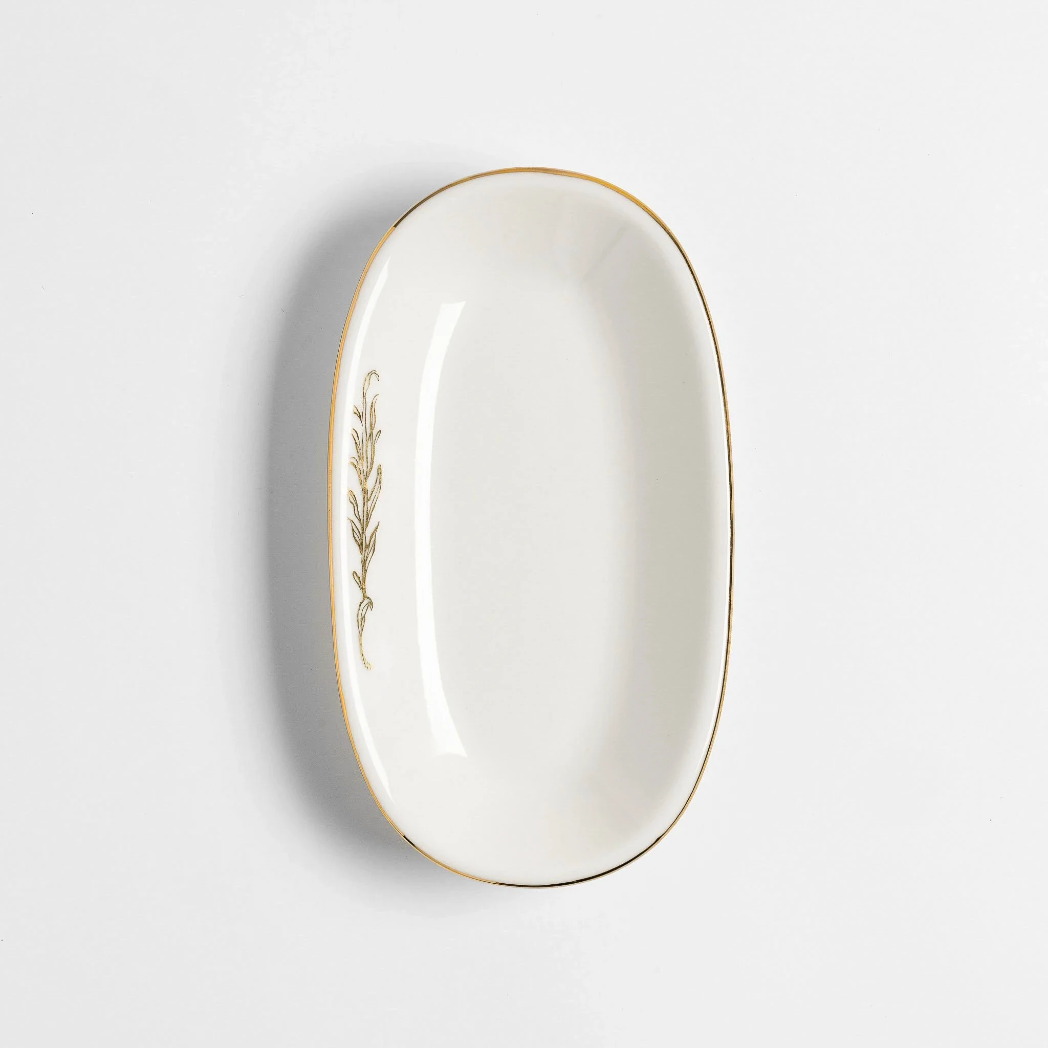 Lyra Gold Kayık Tabak 19x11 cm - 1