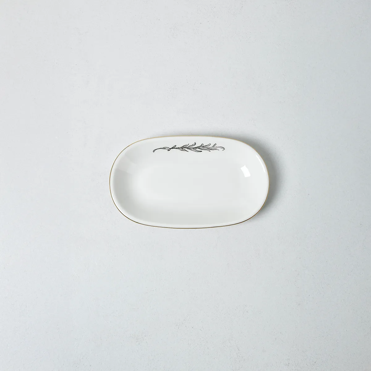 Lyra Gold Kayık Tabak 24x14 cm - 1
