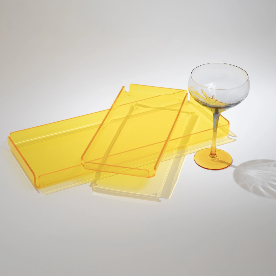 Esbo Pleksi Tepsi Sarı 40x17 cm - 5