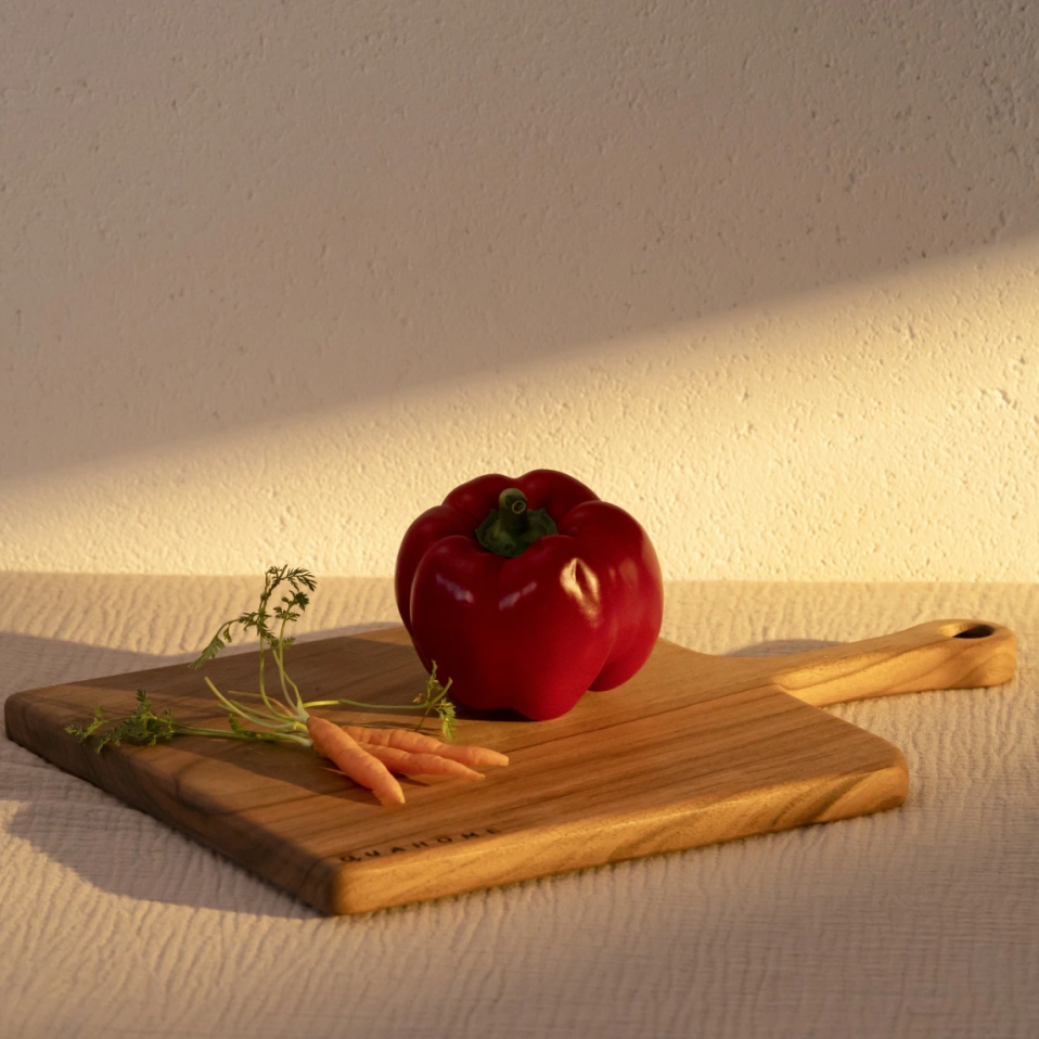 Ira Ceviz Ahşap Kesme & Sunum Tahtası 37x25x1.8 cm - 1