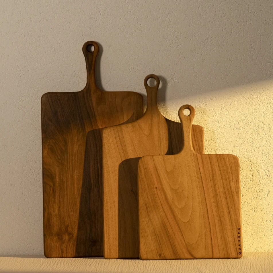 Ira Ceviz Ahşap Kesme & Sunum Tahtası 44x25x1.8 cm - 3