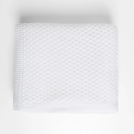 Novah Triko Çift Kişilik Battaniye Beyaz 200x220 cm - 3