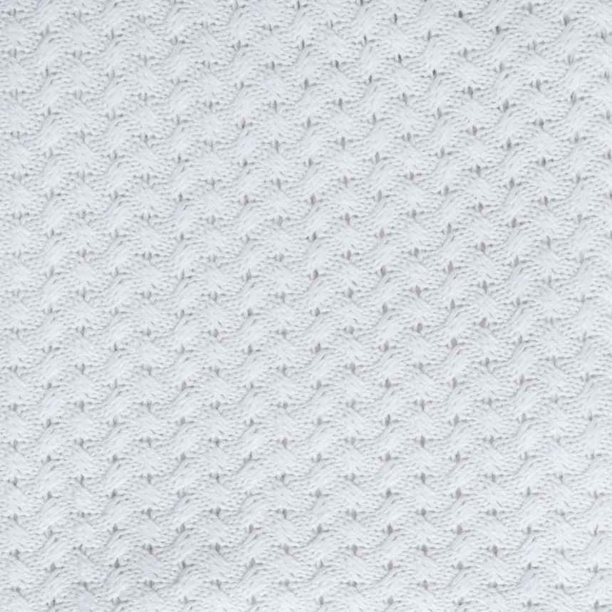 Novah Triko Çift Kişilik Battaniye Beyaz 200x220 cm - 2