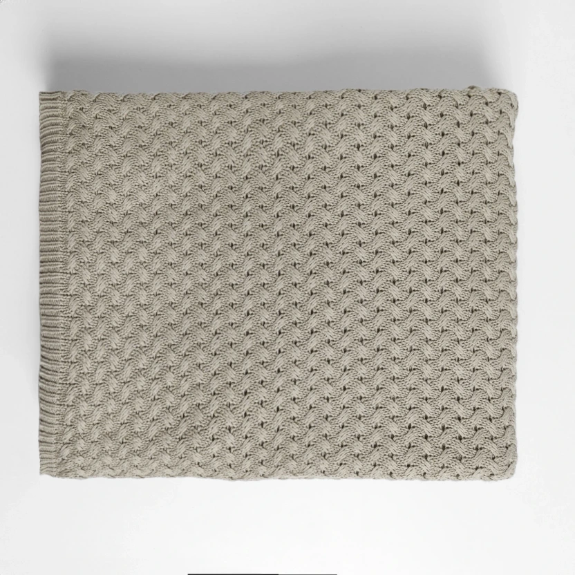 Novah Triko Çift Kişilik Battaniye Vizon 200x220 cm - 3