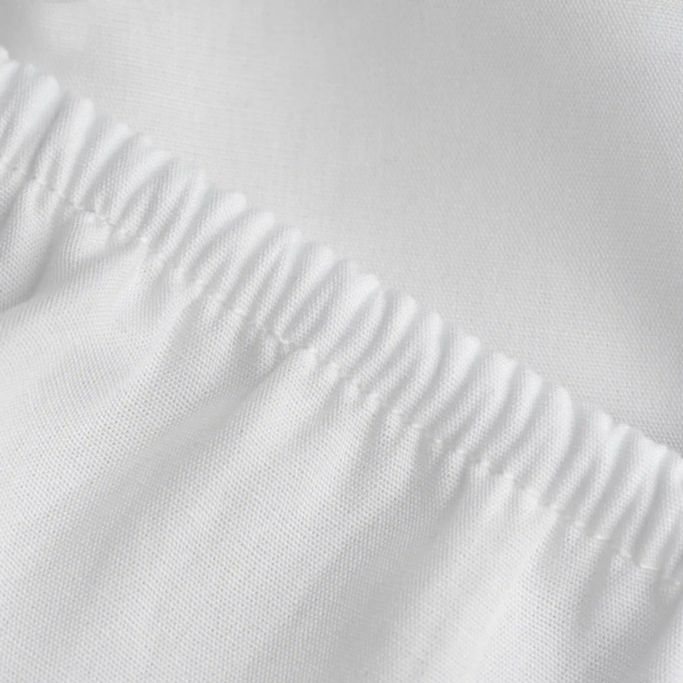 Soho 200 TC Pamuk Perkal King Size Lastikli Çarşaf Beyaz - 2