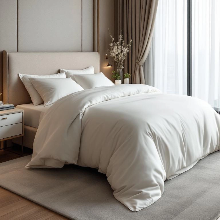 Odin 300 TC Pamuk Saten King Size Nevresim Ekru - 1