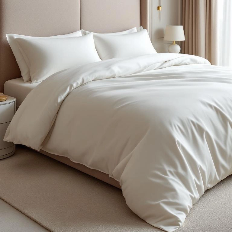Odin 300 TC Pamuk Saten King Size Nevresim Ekru - 2