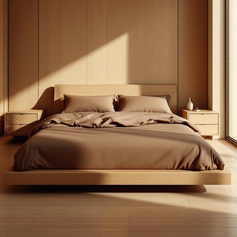 Soho 200 TC Pamuk Perkal King Size Nevresim Kahverengi - 1